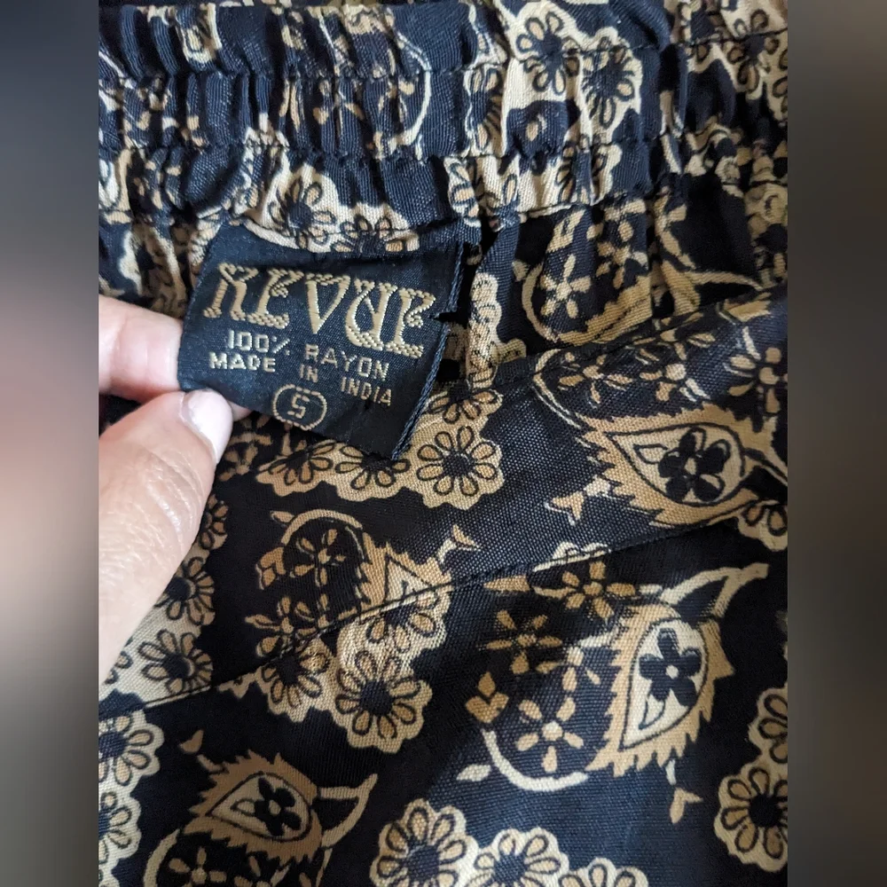 VINTAGE 90's Y2K  Sunflower Floral Print Maxi Skirt  Size Small - Picture 5 of 5